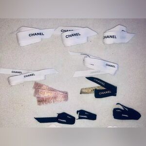❤️ SOLD separately Authentic Chanel Ribbon Black Pink White